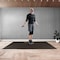 Wakeman Large Yoga Mat - 6x4 Non-Slip 8mm Exercise Mat for Home Workouts by Black 80-5221 - alternate 2